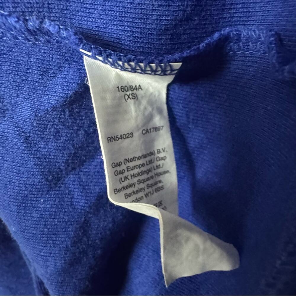 Gap Supersoft Women's BlueShort Sleeve Top Sz  XS - Picture 5 of 5